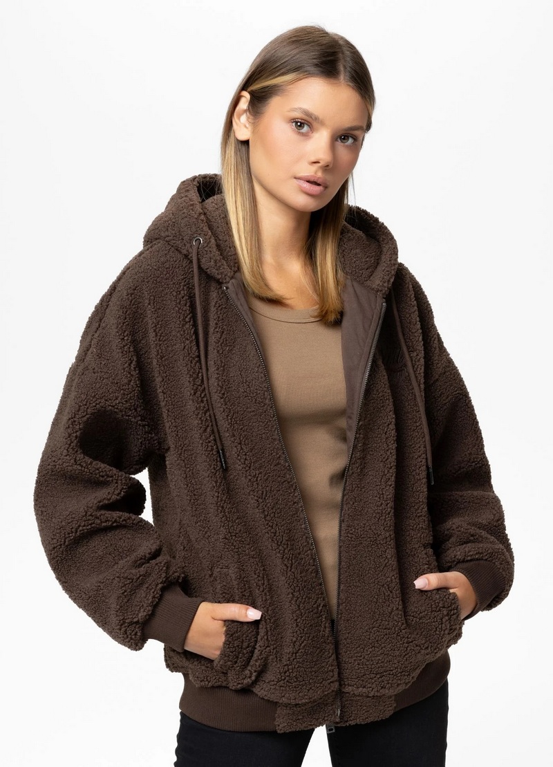 PIT BULL BLUZA ROZPINANA DAISY DARK CHOCOLATE