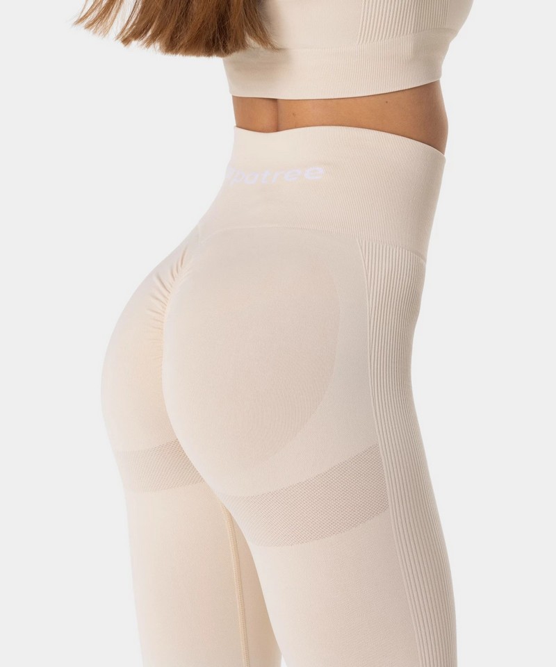 CARPATREE LEGGINSY BEZSZWOWE ALLURE BEIGE