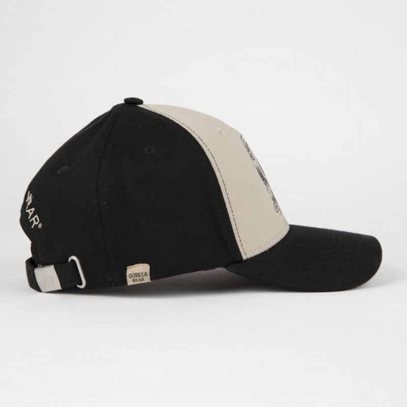 GORILLA WEAR CZAPKA Z DASZKIEM BUCKLEY BLACK/BEIGE