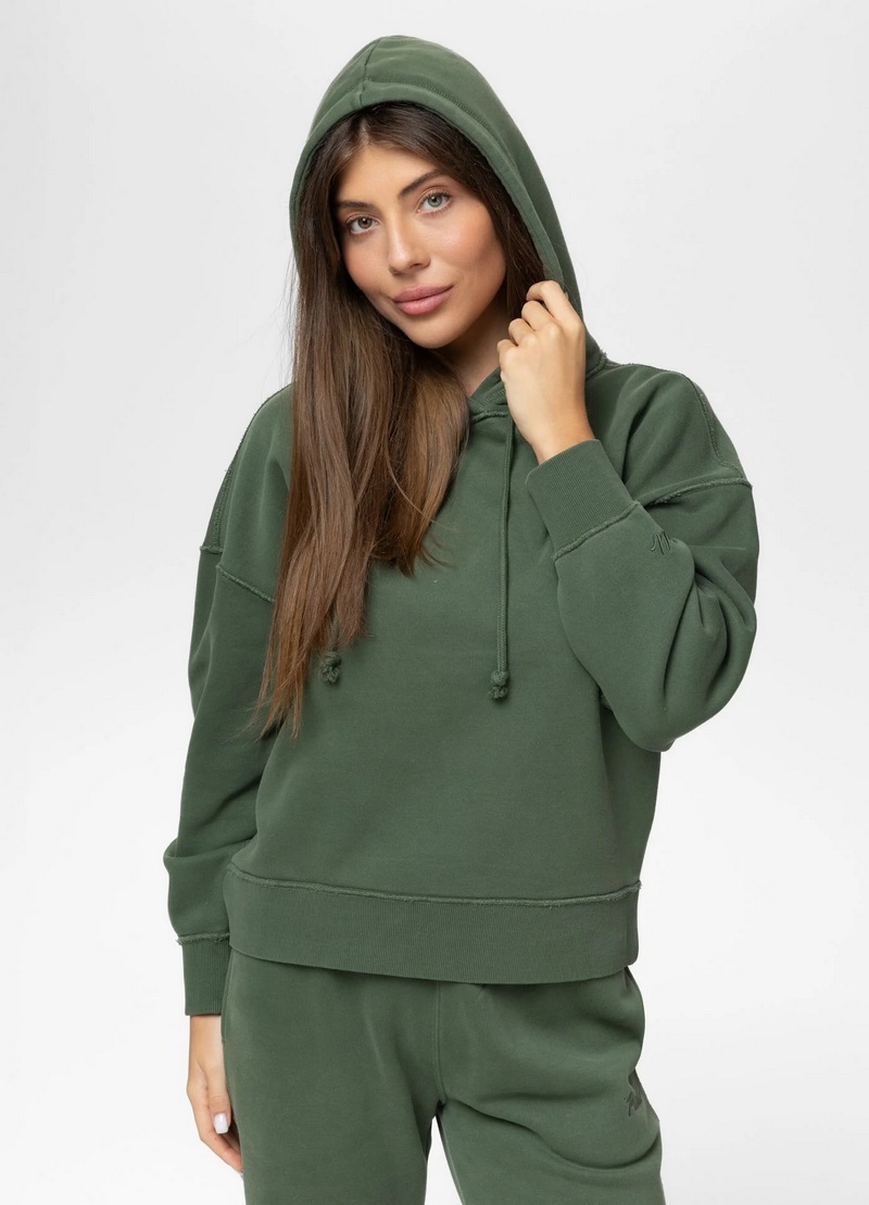 PIT BULL BLUZA WASHED LOVIA SAGE GREEN