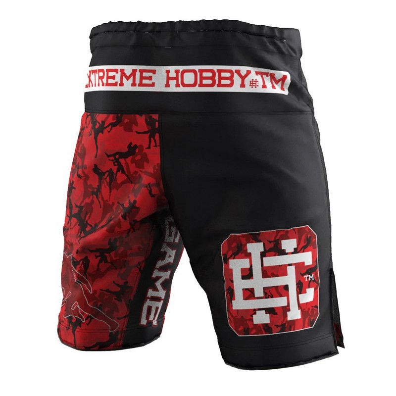 EXTREME HOBBY SZORTY GRAPPLING KIDS RED WARRIOR