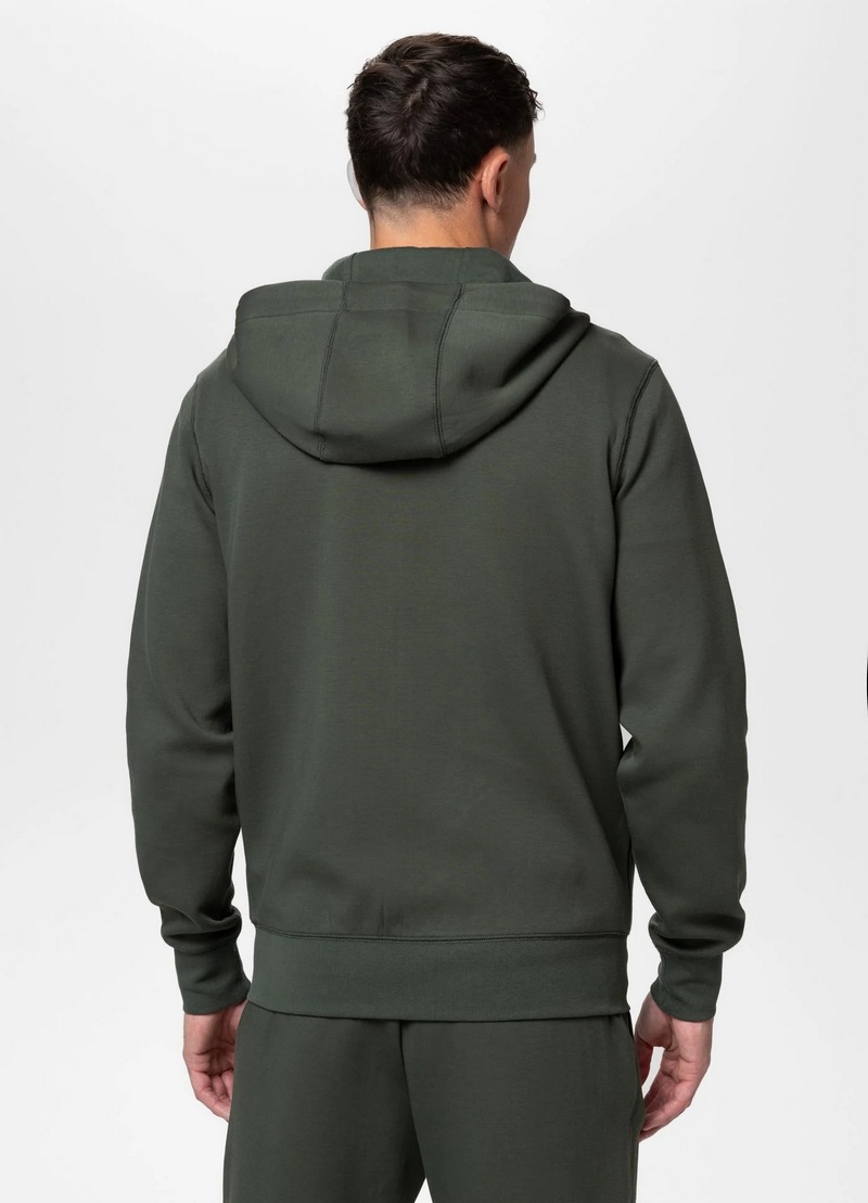 PIT BULL BLUZA ROZPINANA Z KAPTUREM SAMPSON OLD GREEN