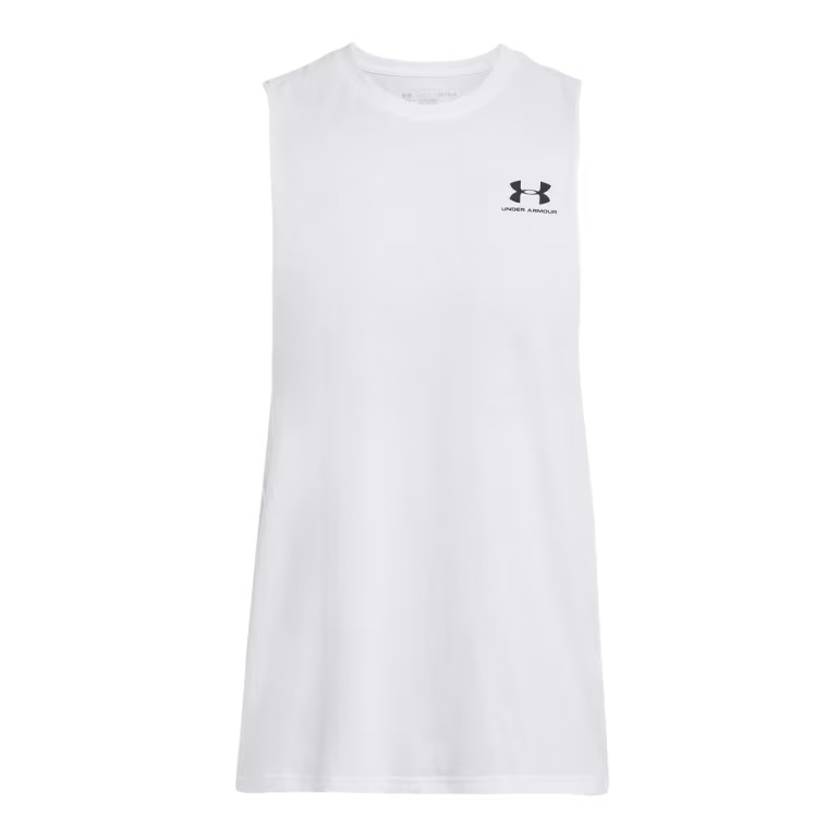 UNDER ARMOUR TANK TOP LEFT CHEST CUT OFF 100