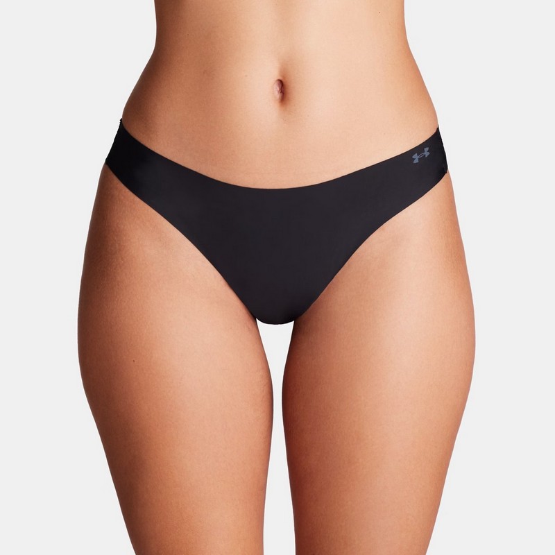 UNDER ARMOUR FIGI NO SHOW THONG 3 PAK 001