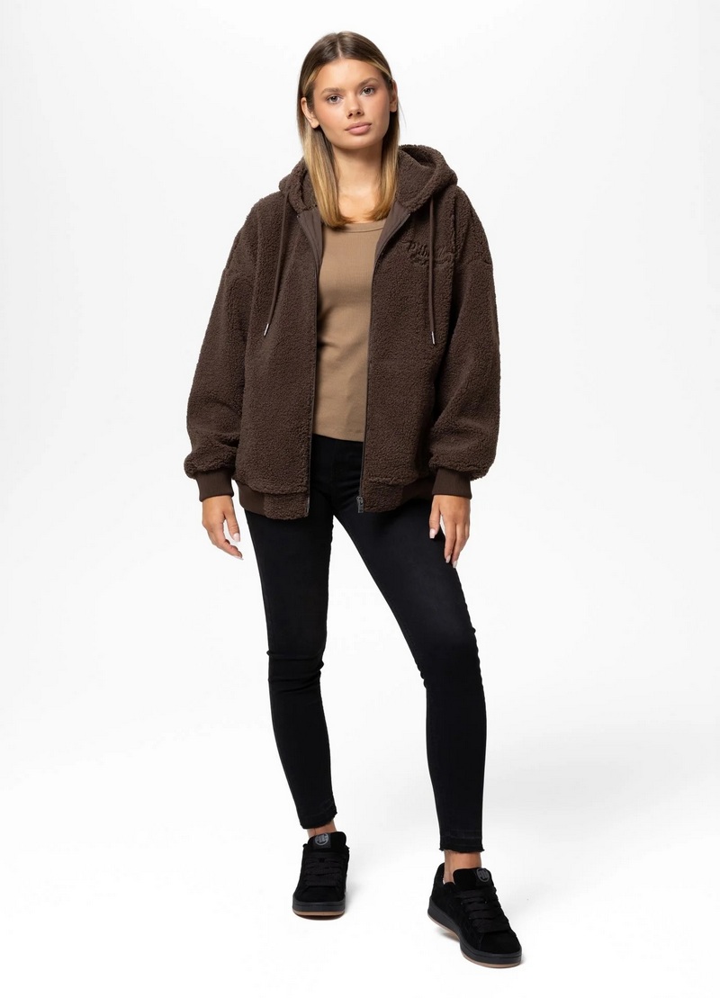PIT BULL BLUZA ROZPINANA DAISY DARK CHOCOLATE