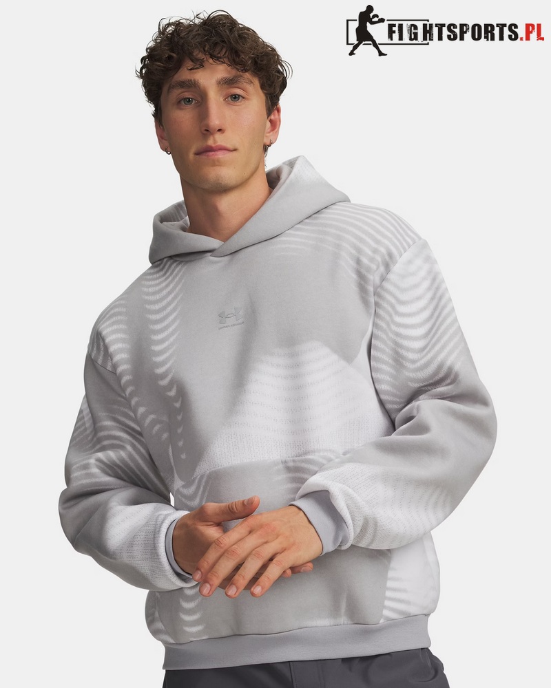 UNDER ARMOUR BLUZA Z KAPTUREM ICON FLEECE PRINTED