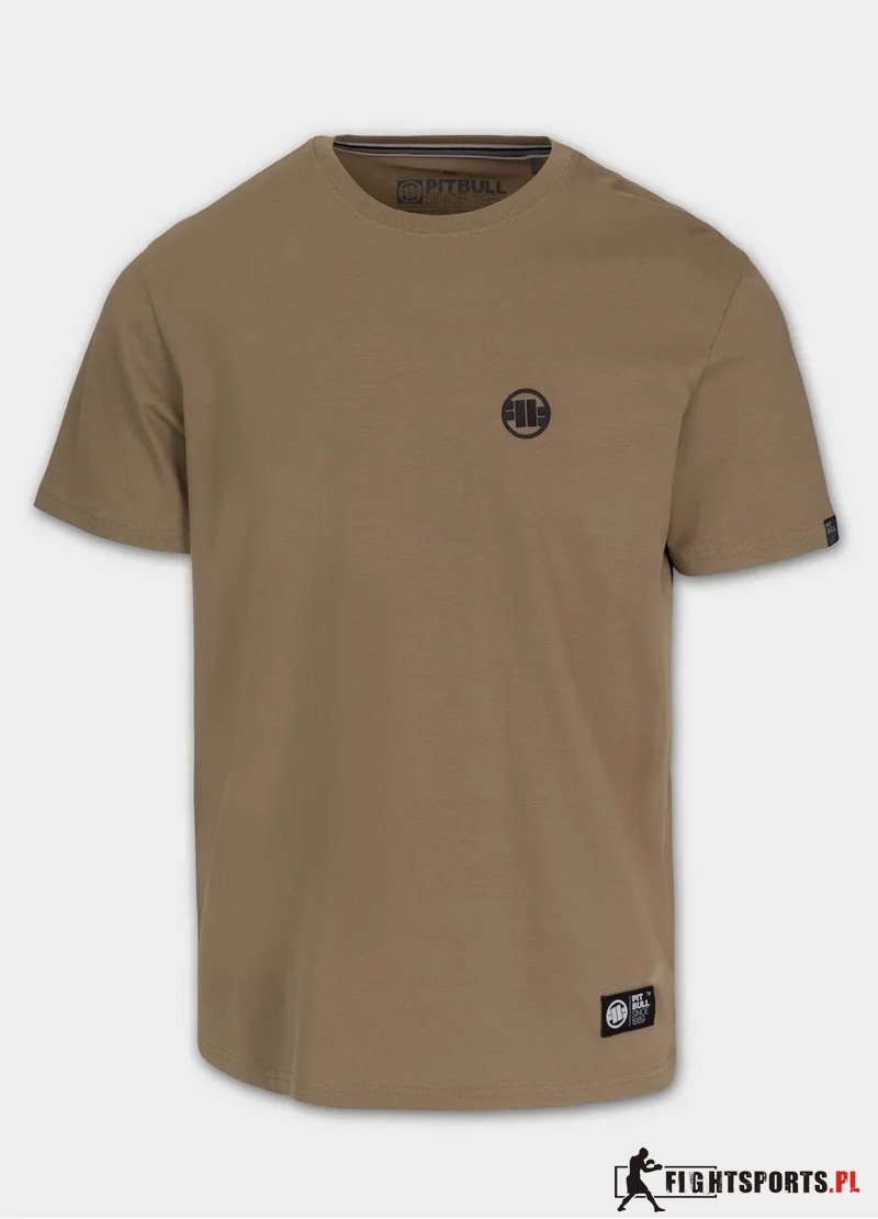 PIT BULL KOSZULKA SMALL LOGO DARK SAND