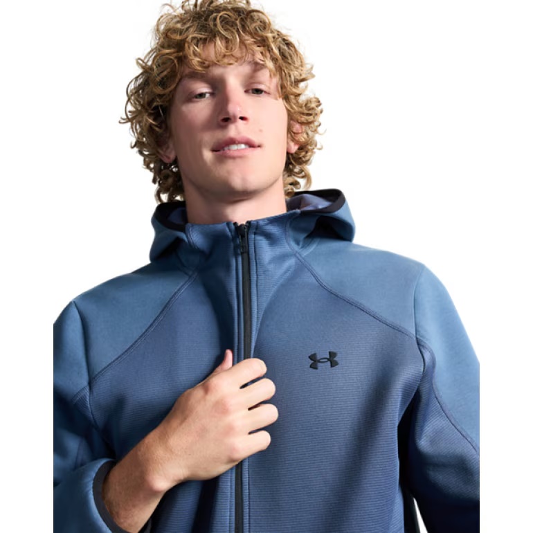 UNDER ARMOUR BLUZA ROZPINANA Z KAPTUREM UNSTOPPABLE FLEECE TEXTURED 044