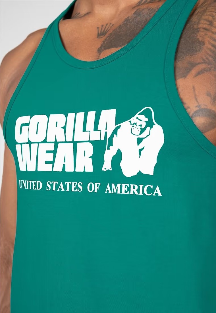 GORILLA WEAR TANK TOP CLASSIC TEAL GREEN