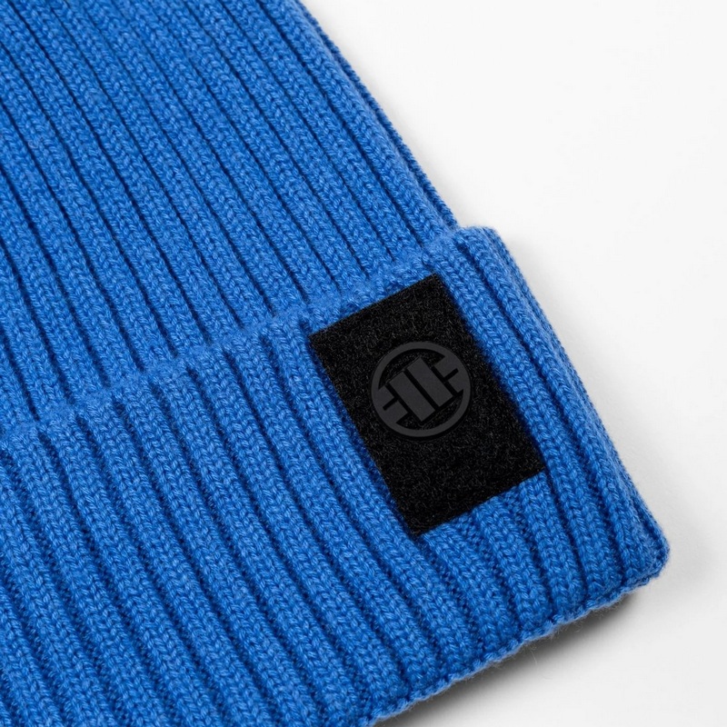 PIT BULL CZAPKA ZIMOWA VELCRO ROYAL BLUE