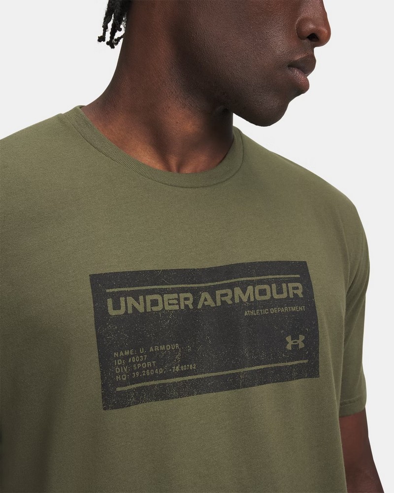 UNDER ARMOUR KOSZULKA BOX WORDMARK LABEL