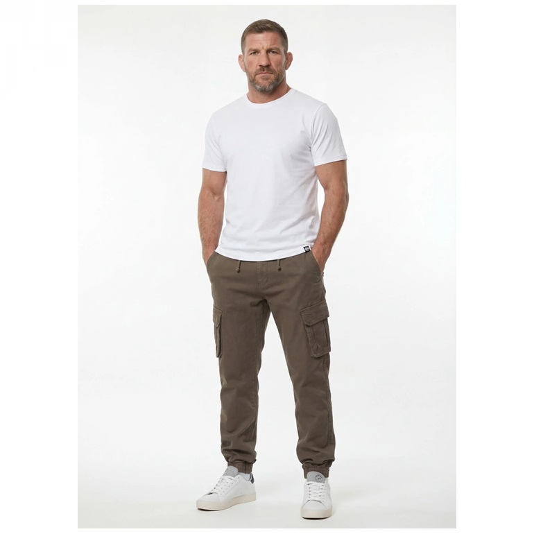 PIT BULL KSZULKA MĘSKA T-SHIRT MINIMAL WHITE