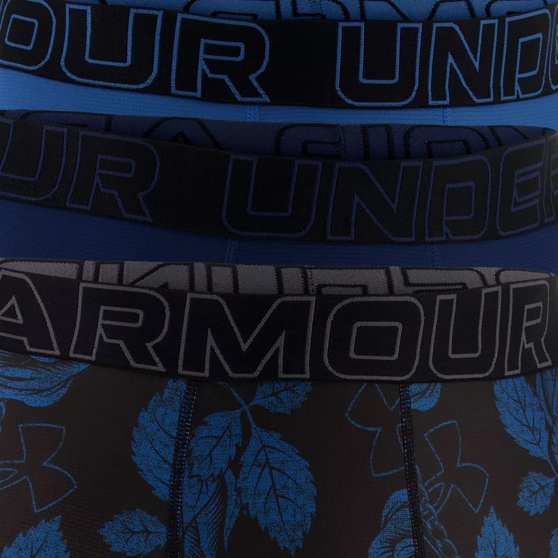 UNDER ARMOUR BOKSERKI PERFORMANCE TECH MESH PRINT 6IN 3 PACK 430