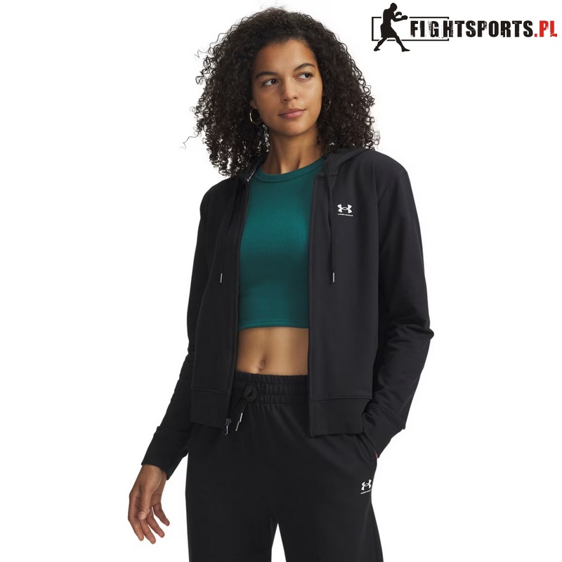 UNDER ARMOUR BLUZA ROZPINANA Z KAPTUREM SPORT TERRY
