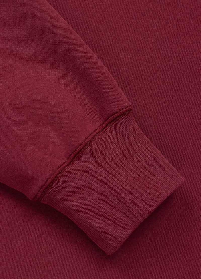 PIT BULL BLUZA CREWNECK SAMPSON BURGUNDY