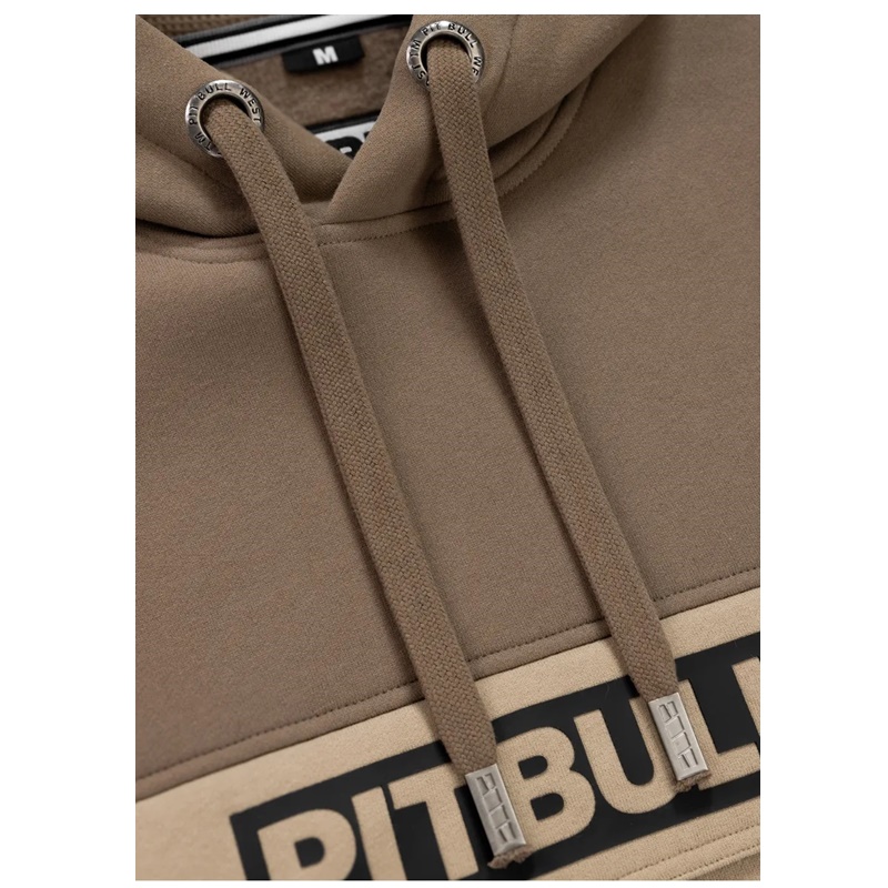 PIT BULL BLUZA Z KAPTUREM HILLTOP TWO COLORS BROWN/SAND