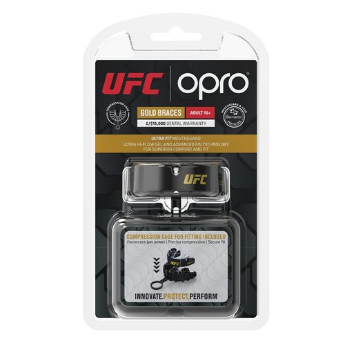 Opro Ochraniacz szczęki na aparat Gold Braces UFC