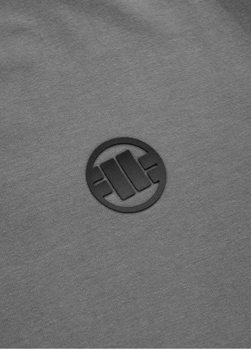 PIT BULL KOSZULKA POLO JERSEY SMALL LOGO GREY