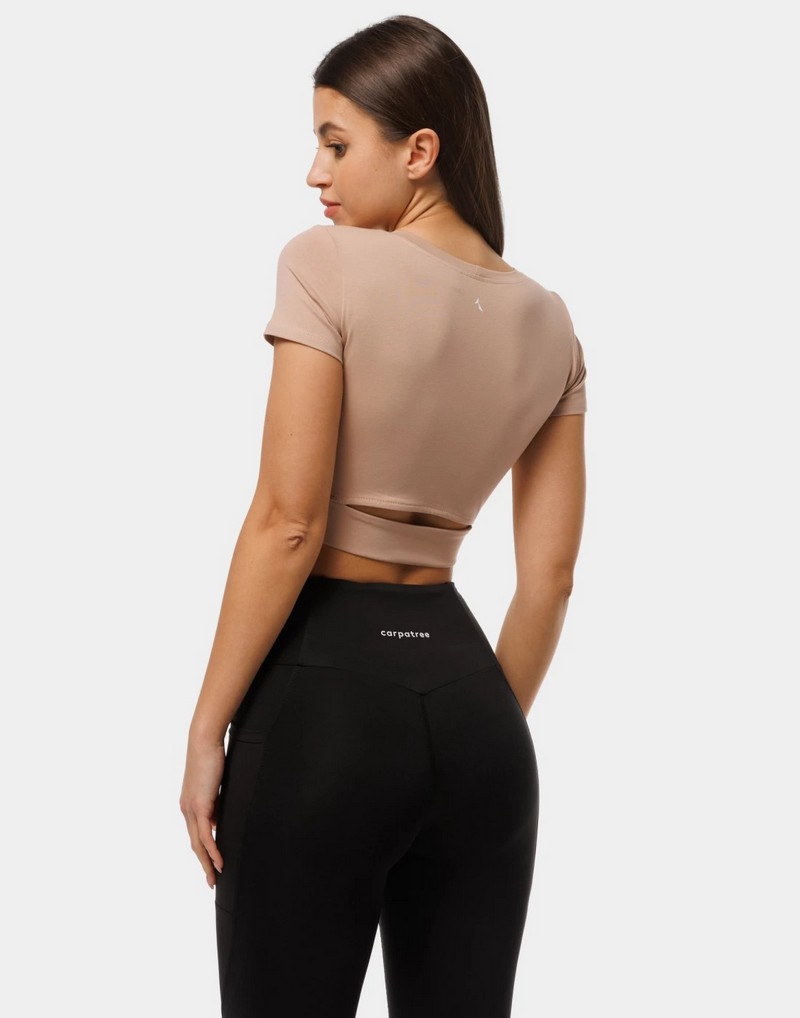 CARPATREE KOSZULKA CROP EVE BEIGE
