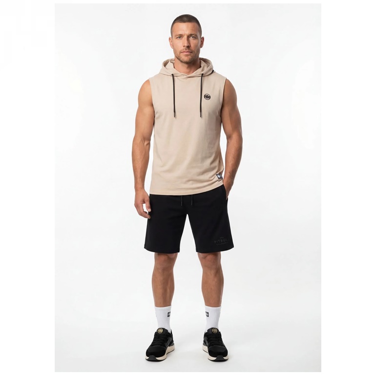 PIT BULL TANK TOP Z KAPTUREM MERCADO SPANDEX HILLTOP SAND