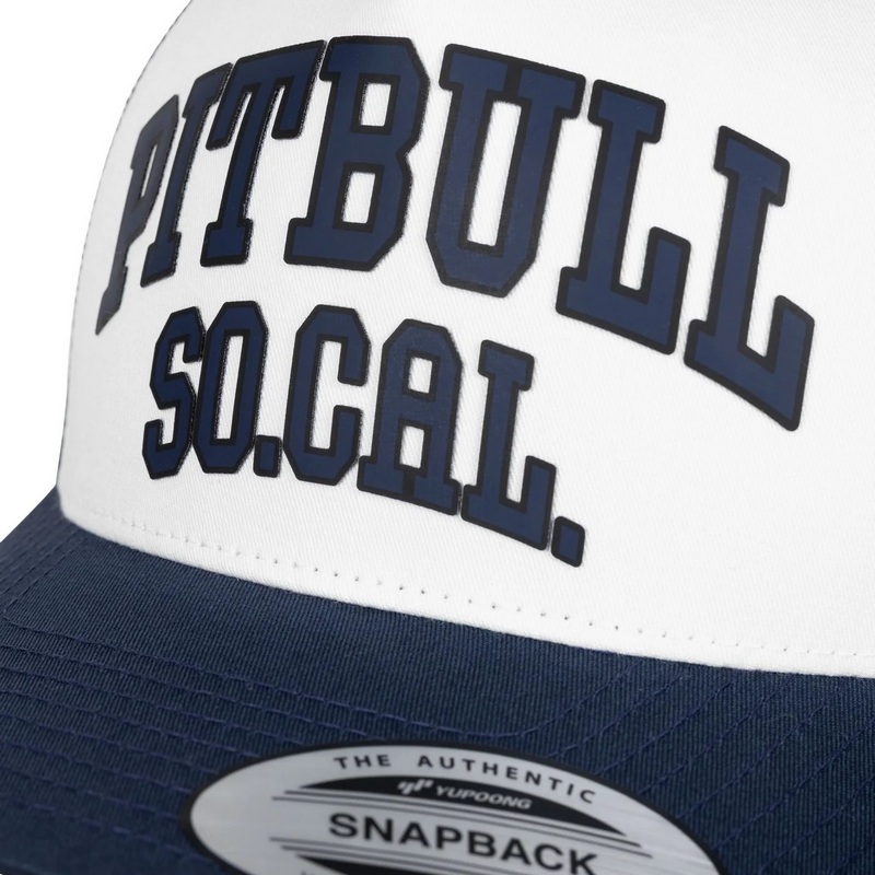 PIT BULL CZAPKA Z DASZKIEM SO CAL RETRO TRUCKER NAVY