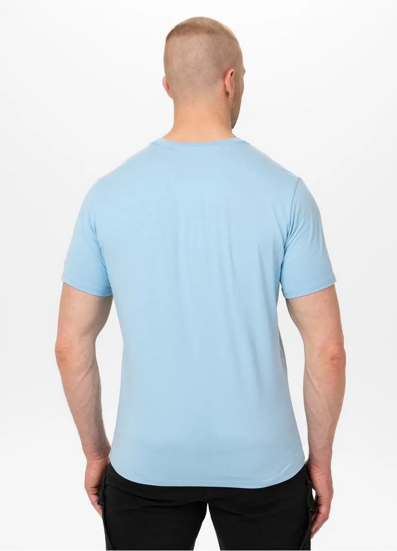 PIT BULL KOSZULKA MINIMAL LIGHT BLUE