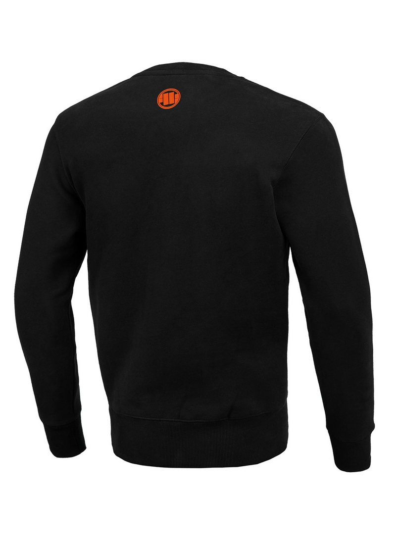 PIT BULL BLUZA CREWNECK ORANGE LOGO