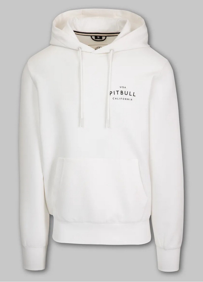 PIT BULL BLUZA Z KAPTUREM SAMPSON OFF WHITE