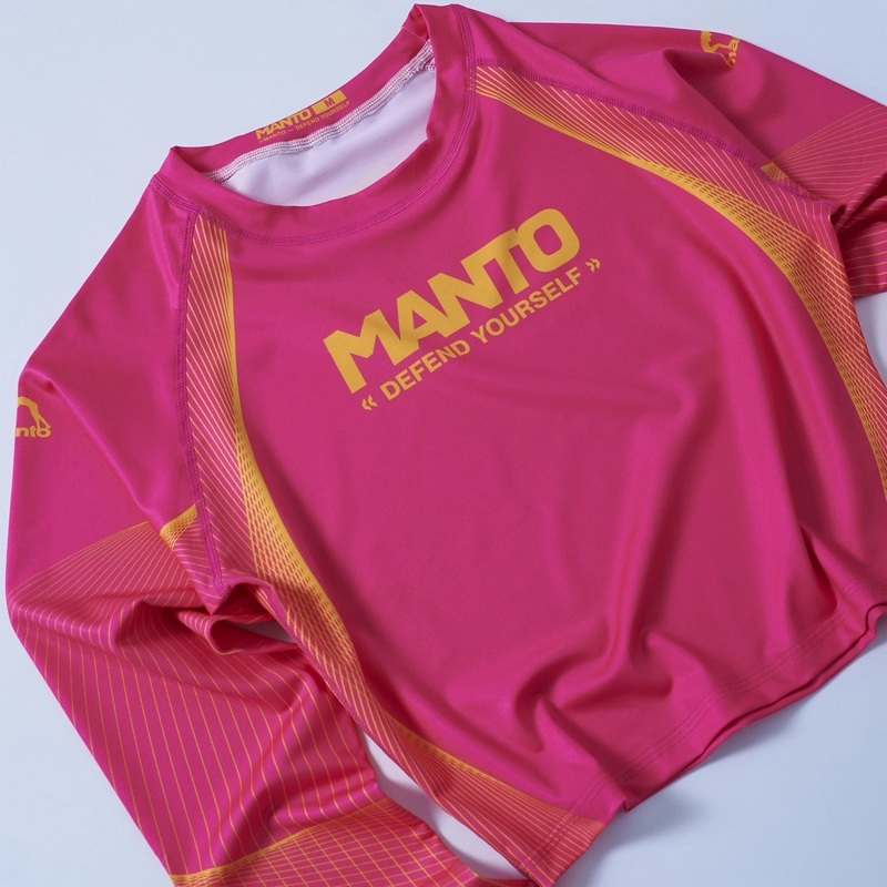 MANTO LONGSLEEVE RASHGUARD DEFEND PINK