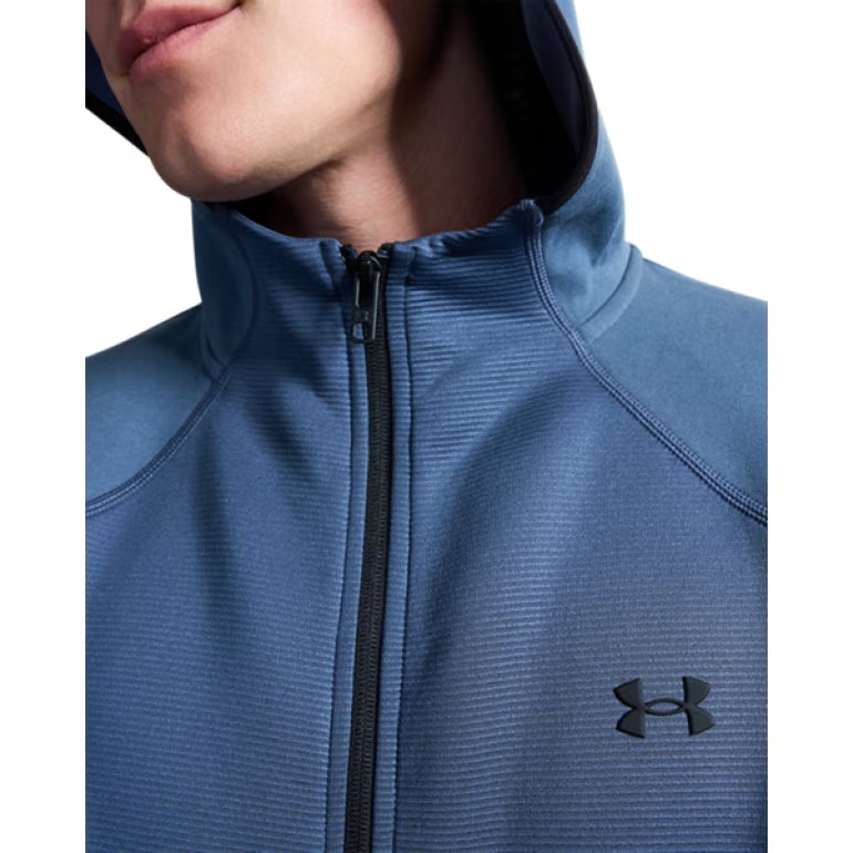 UNDER ARMOUR BLUZA ROZPINANA Z KAPTUREM UNSTOPPABLE FLEECE TEXTURED 044