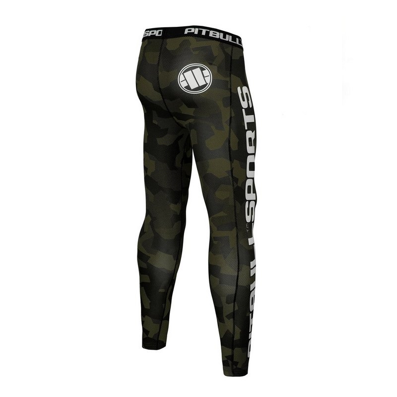 PIT BULL LEGGINSY DILLARD CAMO KHAKI