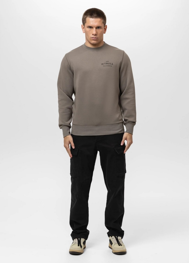PIT BULL BLUZA CREWNECK SAMPSON PALE TAUPE