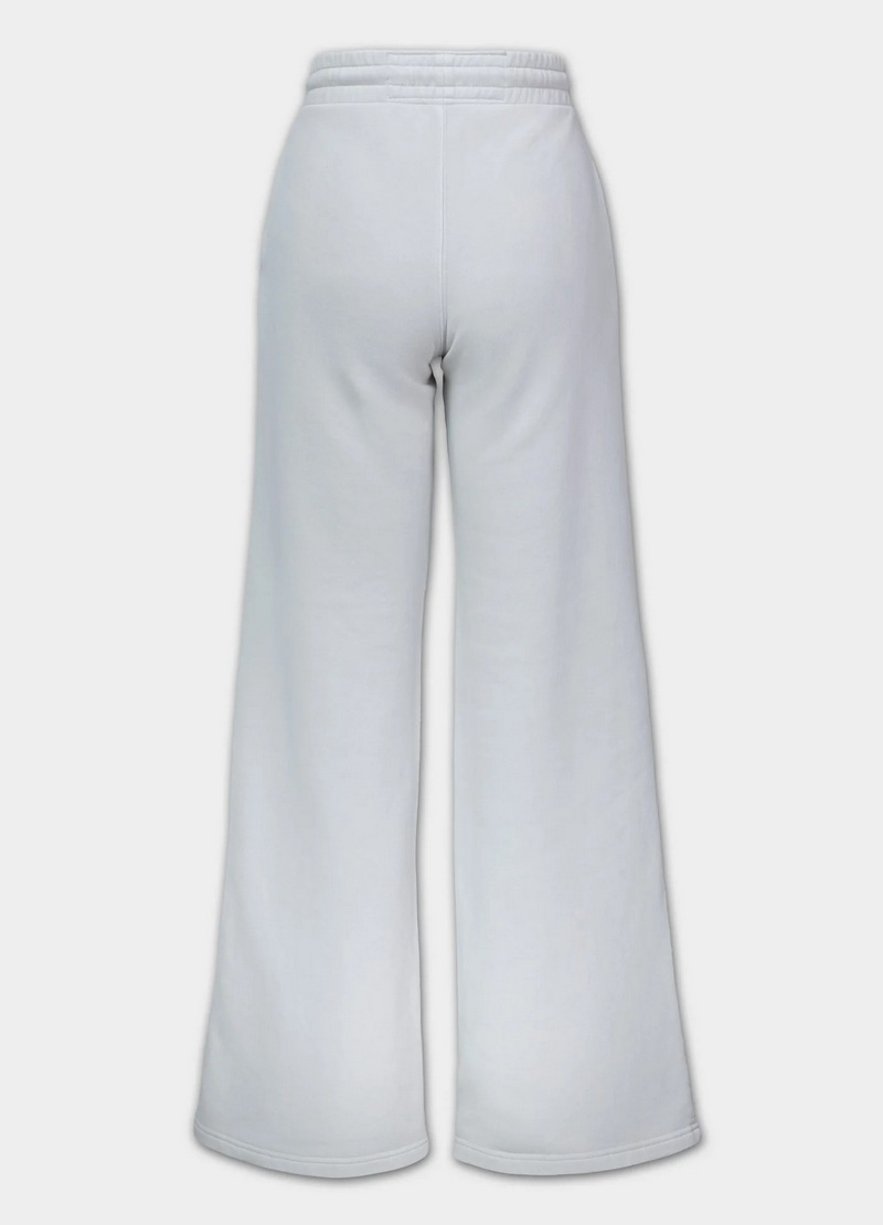 PIT BULL SPODNIE DRESOWE LOVIA WIDE LEG WHITE STONE