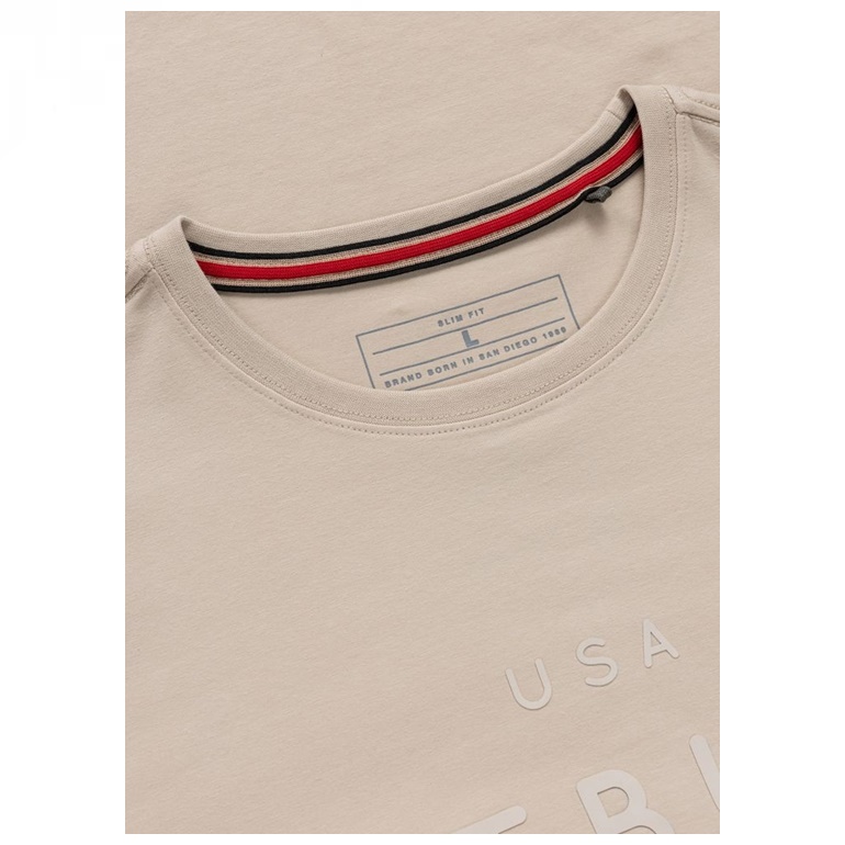 PIT BULL KOSZULKA SLIM FIT USA CAL SAND