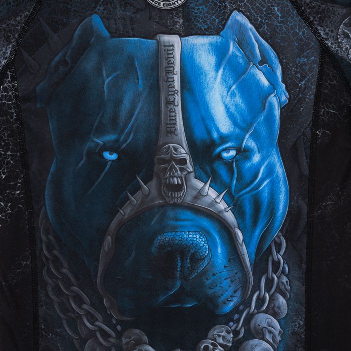 PIT BULL LONGSLEEVE RASHGUARD SKULL DOG