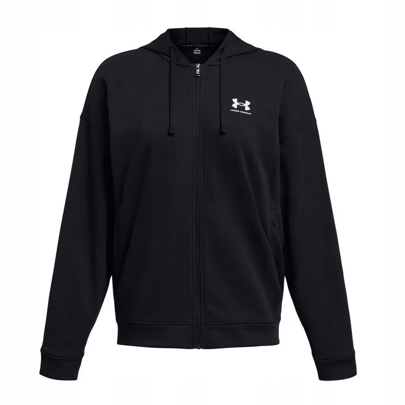 UNDER ARMOUR BLUZA ROZPINANA Z KAPTUREM RIVAL TERRY OVERSIZE