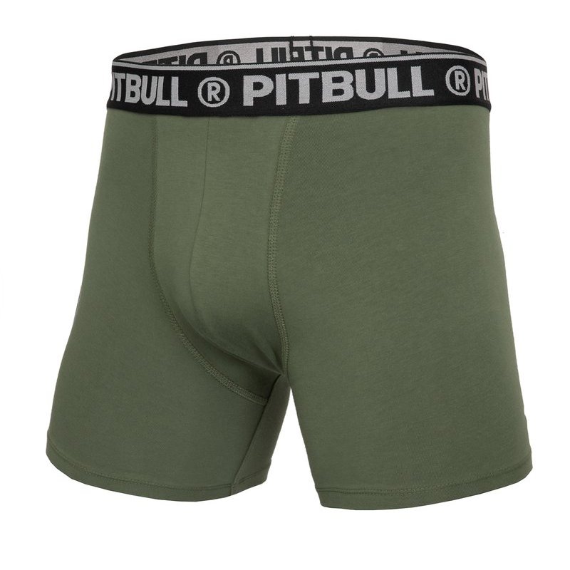 PIT BULL BOKSERKI 3 PACK CASUAL OLIVE/D.NAVY/BLACK