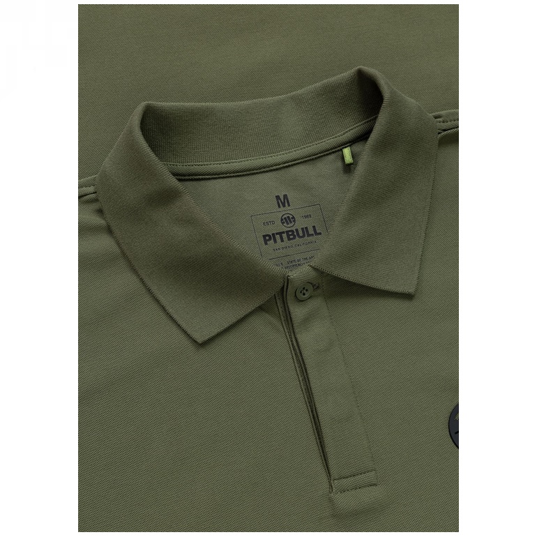 PIT BULL KOSZULKA POLO ROCKEY OLIVE