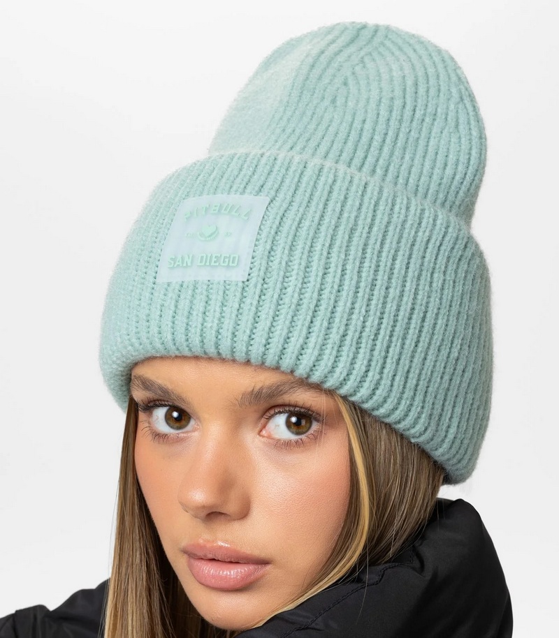 PIT BULL CZAPKA ZIMOWA LOVE PB LIGHT MINT