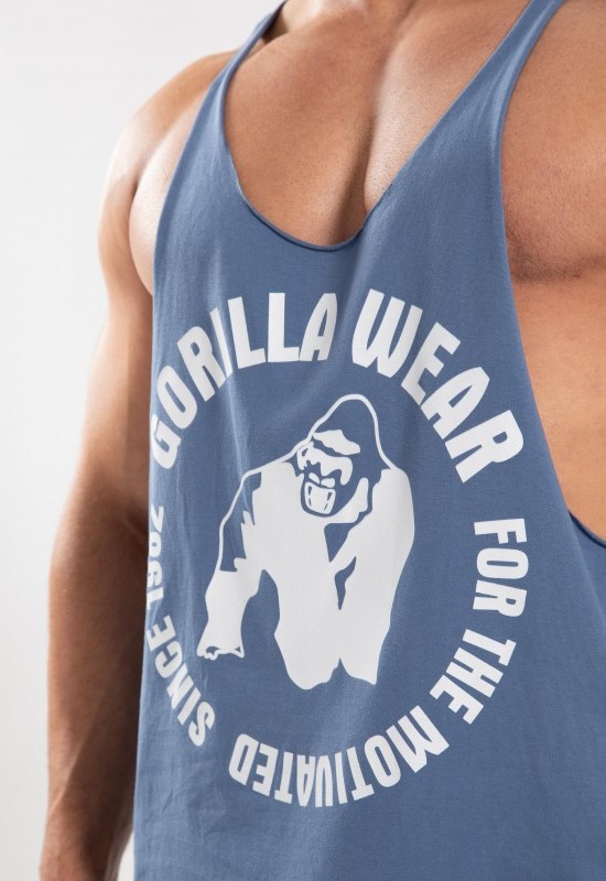 GORILLA WEAR TANK TOP MELROSE STRINGER CORONET BLUE