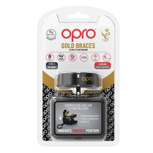 Opro Ochraniacz szczęki na aparat Gold Braces