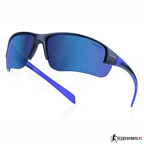 OPC OKULARY PRZECIWSŁONECZNE SAN SALVO BLACK BLUE REVO