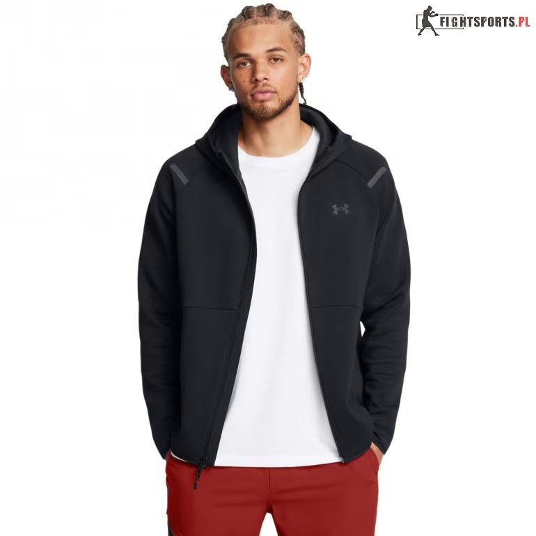 UNDER ARMOUR BLUZA UNSTOPPABLE FLEECE HOOD ZIP 001