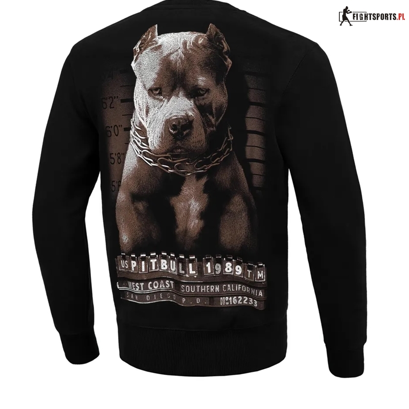 PIT BULL BLUZA CREWNECK MUGSHOT BLACK