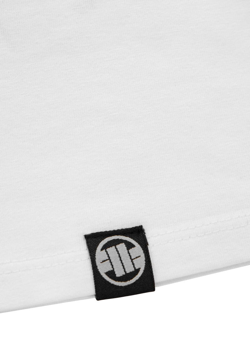 PIT BULL KOSZULKA DAMSKA SMALL LOGO WHITE