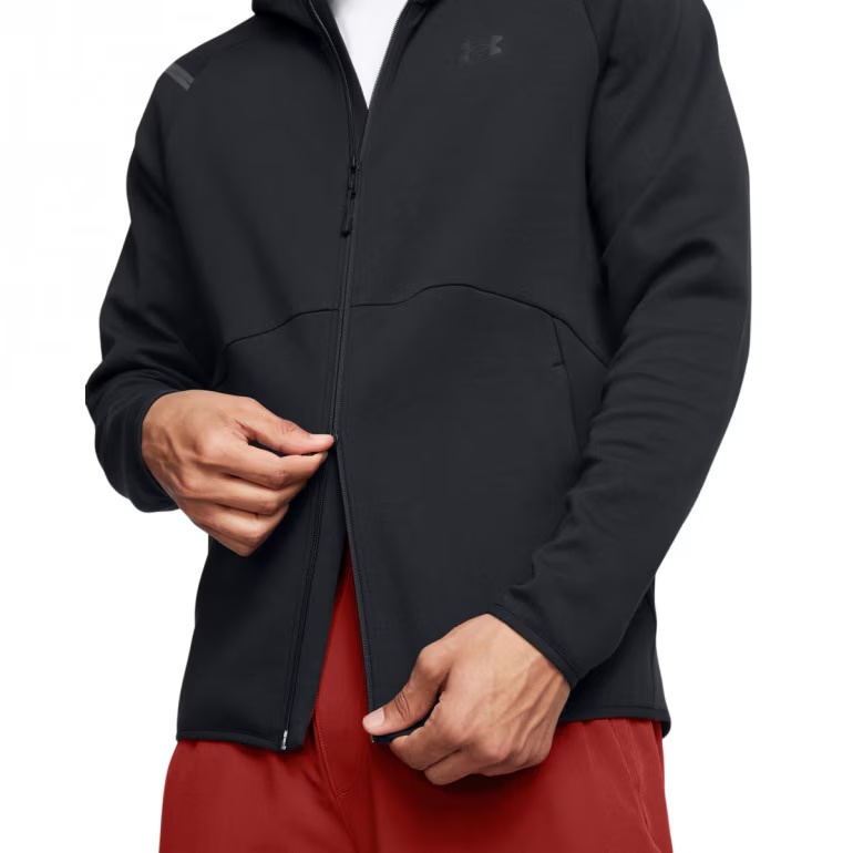 UNDER ARMOUR BLUZA UNSTOPPABLE FLEECE HOOD ZIP 001