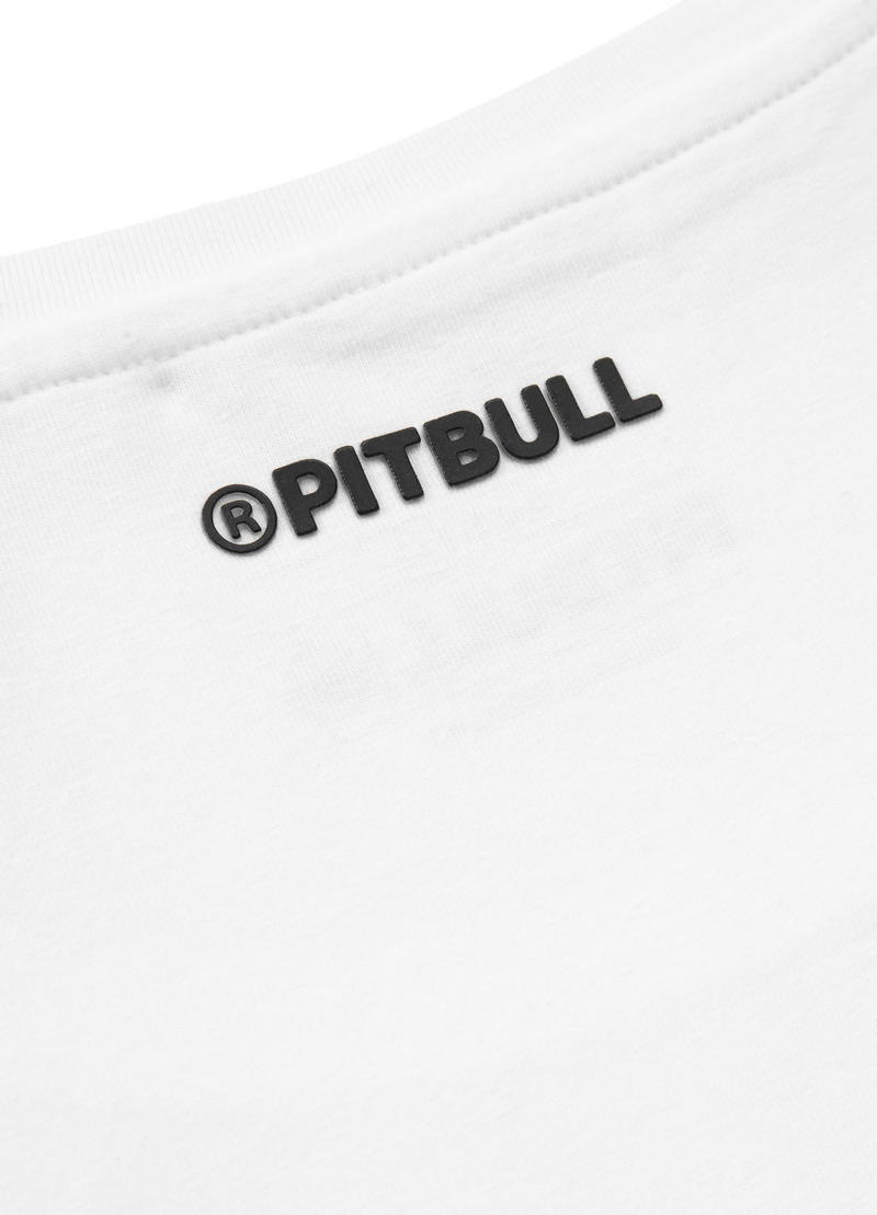 PIT BULL KOSZULKA DAMSKA SMALL LOGO WHITE