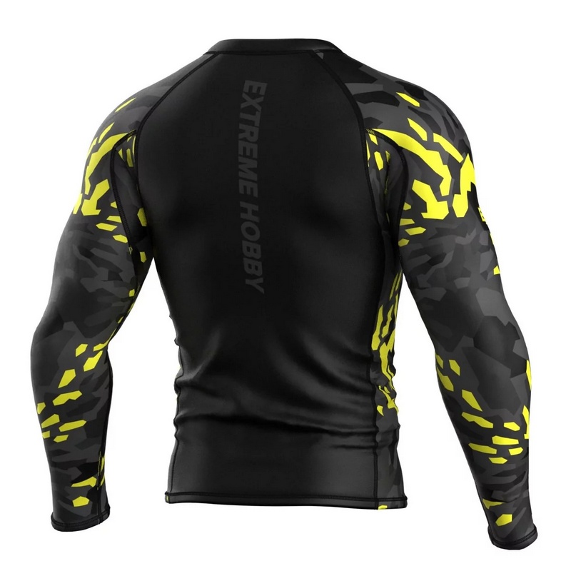 EXTREME HOBBY LONGSLEEVE RASHGUARD BLACK PANTHER
