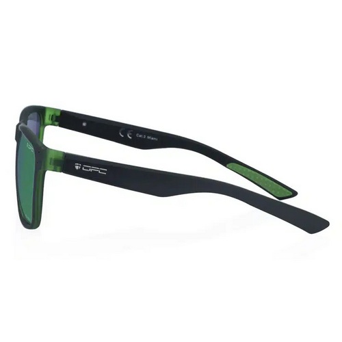 OPC OKULARY PRZECIWSŁONECZNE MIAMI MATT BLACK GREEN REVO