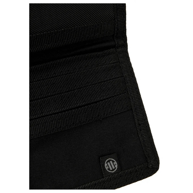 PIT BULL PORTFEL CANVAS BLOOD DOG BLACK